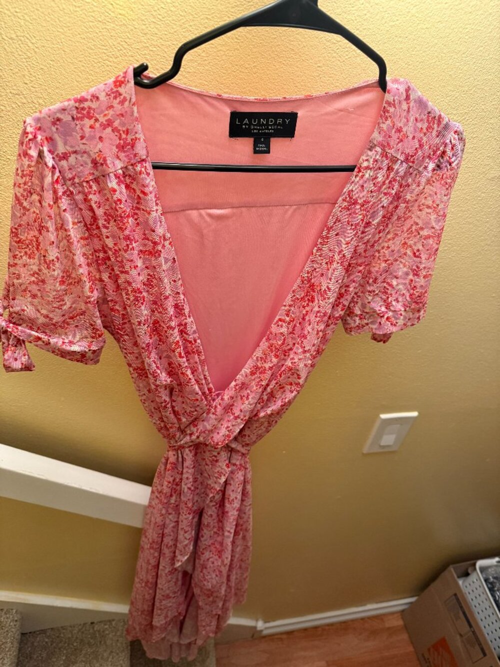 Lightweight Mottled Pink Dress (Laundry) (Small)